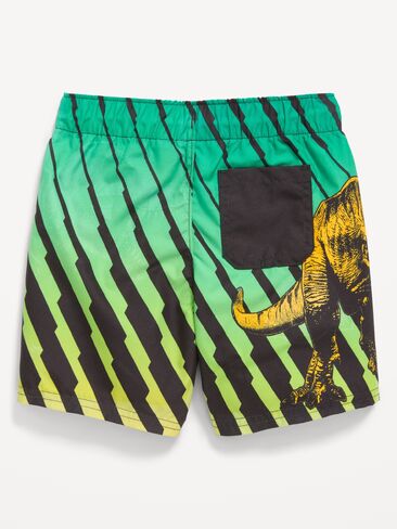 سروال سباحة Old Navy Jurassic Park™ للأولاد الصغار - أخضر جوراسي in Kuwait
