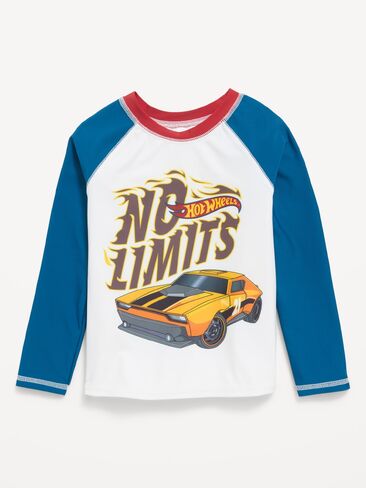 قميص السباحة Old Navy Hot Wheels™ Graphic Rashguard للأولاد الصغار - سيارات السباق in Saudi Arabia