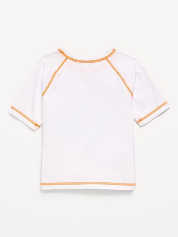 Old Navy Short-Sleeve Graphic Rashguard Swim Top for Toddler Boys - Calla Lilies in Saudi Arabia