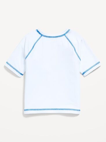 Old Navy Short-Sleeve Graphic Rashguard Swim Top for Toddler Boys - Calla Lilies in Saudi Arabia