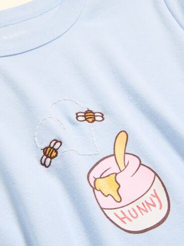 Old Navy Old Navy x Disney Winnie the Pooh Short Sleeve Ringer T-Shirt for Women - Contrail in Saudi Arabia