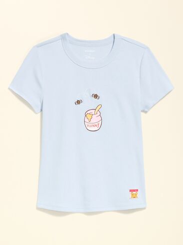 Old Navy Old Navy x Disney Winnie the Pooh Short Sleeve Ringer T-Shirt for Women - Contrail in Saudi Arabia