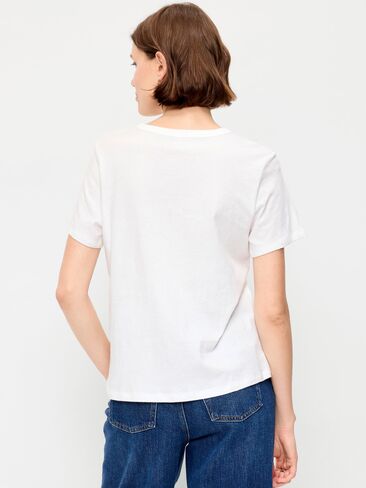 Old Navy EveryWear Crew-Neck Graphic T-Shirt - Calla Lilies in Kuwait