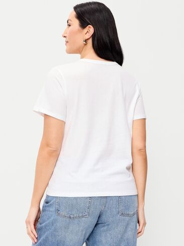 Old Navy EveryWear Crew-Neck Graphic T-Shirt - Calla Lilies in Kuwait