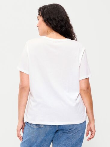 Old Navy EveryWear Crew-Neck Graphic T-Shirt - Calla Lilies in Kuwait