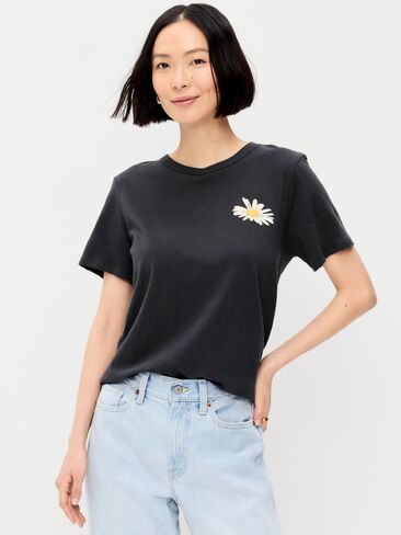Old Navy EveryWear Crew-Neck Graphic T-Shirt - Panther in Kuwait
