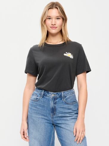 Old Navy EveryWear Crew-Neck Graphic T-Shirt - Panther in Kuwait