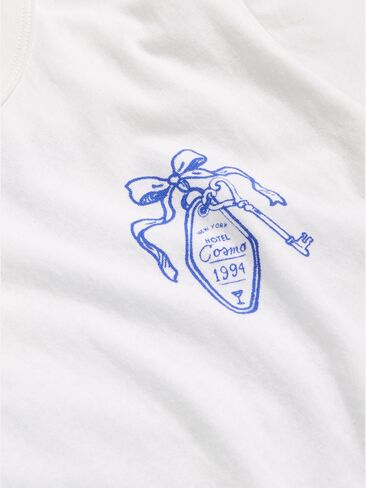 Old Navy EveryWear Crew-Neck Graphic T-Shirt - Calla Lily White in Saudi Arabia