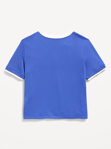 تي شيرت جيرسي لكرة القدم بأكمام قصيرة من Old Navy للأولاد الصغار - أزرق مائي in Kuwait