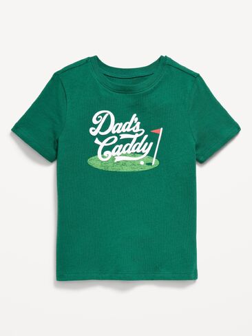 تي شيرت برسومات للجنسين بأكمام قصيرة من Old Navy للأطفال الصغار - CADDY in Kuwait