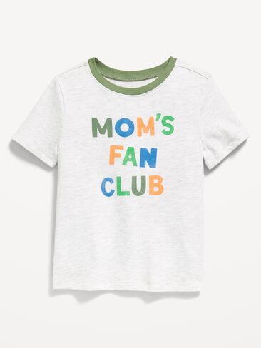 Old Navy Short-Sleeve Unisex Graphic T-Shirt for Toddler - Light Heather Gray in Saudi Arabia
