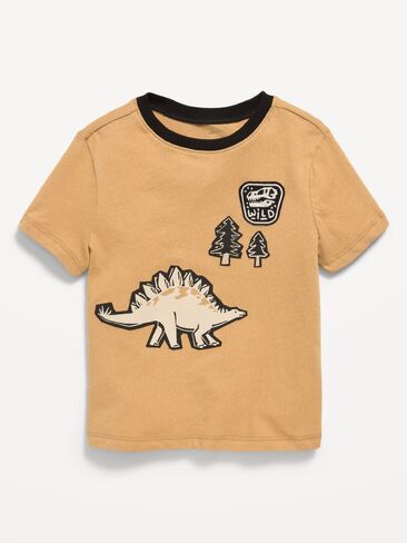 Old Navy Short-Sleeve Unisex Graphic T-Shirt for Toddler - Bandolier Brown in Saudi Arabia