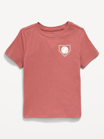 Old Navy Short-Sleeve Unisex Graphic T-Shirt for Toddler - CINNAMON ROSE in Saudi Arabia