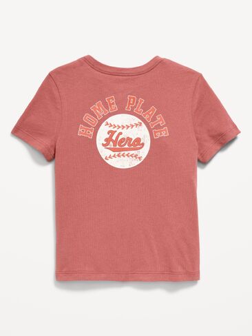 Old Navy Short-Sleeve Unisex Graphic T-Shirt for Toddler - CINNAMON ROSE in Saudi Arabia