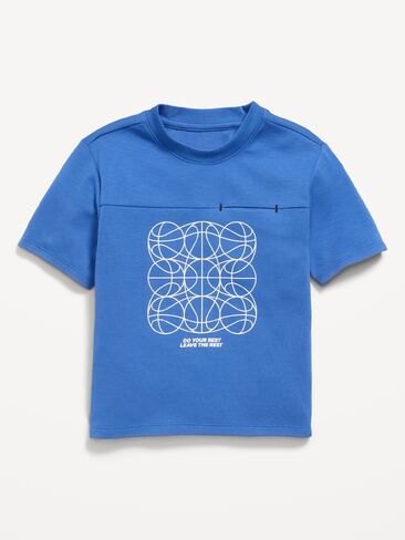 Old Navy Dynamic Fleece Oversized Pocket T-Shirt for Toddler Boys - HYDRO BLUE in Saudi Arabia
