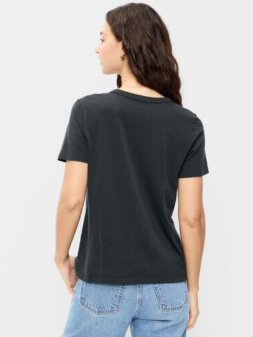 Old Navy EveryWear Crew-Neck Logo-Graphic T-Shirt - In the Navy in Saudi Arabia