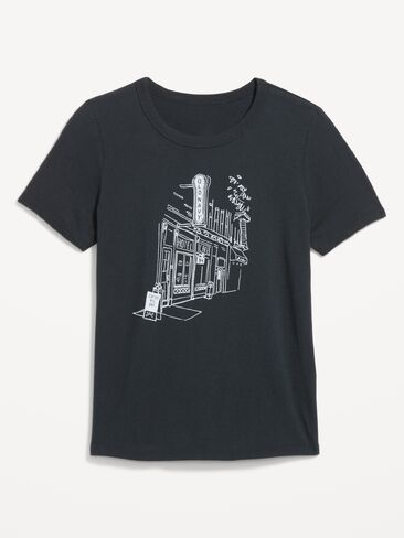 Old Navy EveryWear Crew-Neck Logo-Graphic T-Shirt - In the Navy in Saudi Arabia
