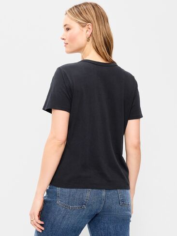 Old Navy EveryWear Crew-Neck Logo-Graphic T-Shirt - In the Navy in Saudi Arabia