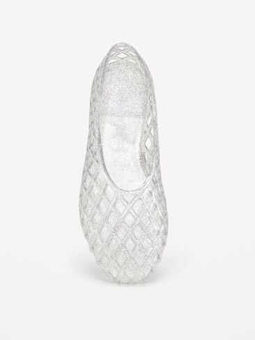 Old Navy Jelly Ballet Flats for Girls - Clear in Saudi Arabia