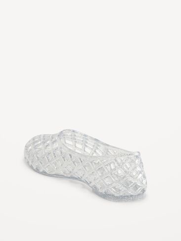 Old Navy Jelly Ballet Flats for Girls - Clear in Saudi Arabia