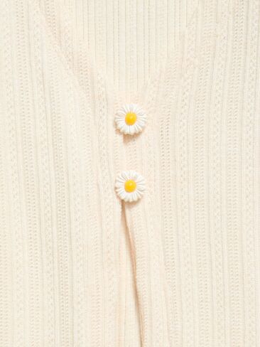 سترة صوفية من Old Navy Pointelle-Knit للفتيات - Creme De La Creme in Saudi Arabia