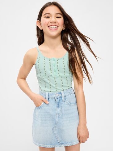 قميص هينلي بدون أكمام مطبوع للفتيات من Old Navy - TILLANDSIA in Saudi Arabia