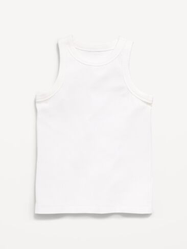 Old Navy Fitted Ribbed Tank Top for Girls - Calla Lilies in Saudi Arabia