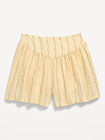 شورت مطبوع للبنات من Old Navy - زهور صفراء in Kuwait