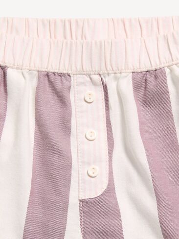 شورت بوكسر تويل مطبوع للبنات من Old Navy - شريط بنفسجي in Saudi Arabia