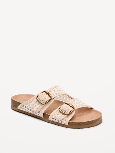 Old Navy Double-Strap Slide Sandals for Girls - Crafted in Saudi Arabia
