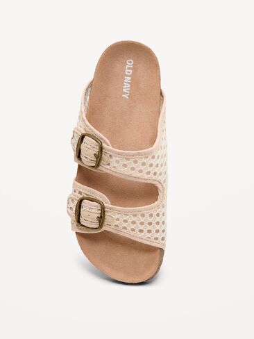Old Navy Double-Strap Slide Sandals for Girls - Crafted in Saudi Arabia