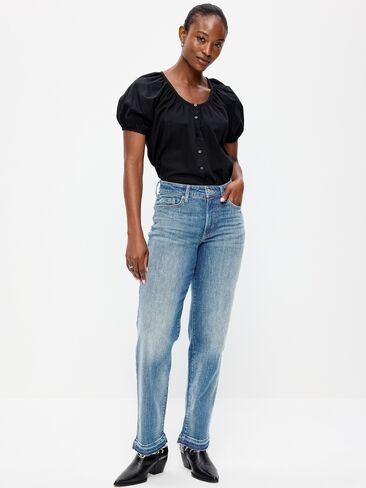 Old Navy Curvy High-Waisted OG Loose Jeans - NINA in Saudi Arabia