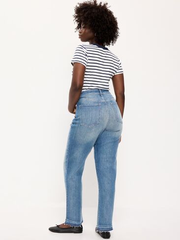 Old Navy Curvy High-Waisted OG Loose Jeans - NINA in Saudi Arabia