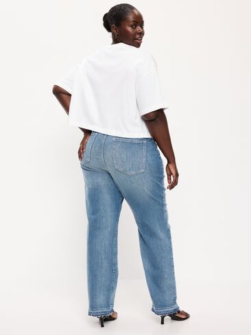 Old Navy Curvy High-Waisted OG Loose Jeans - NINA in Saudi Arabia