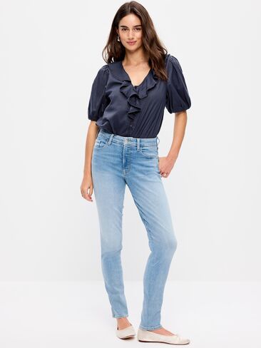 Old Navy High-Waisted Slim Jeans - Rachel in Saudi Arabia