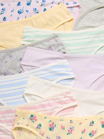 Old Navy Bikini Underwear 10-Pack for Girls - Ditsy Floral in Saudi Arabia