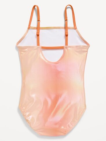 Old Navy Hello Kitty® Back Cutout One-Piece Swimsuit for Girls - Warm Ombré in Saudi Arabia
