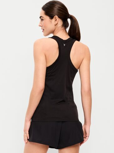 Old Navy Fluid Seamless Fitted Tank Top - Black Jack in Saudi Arabia