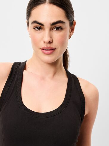 Old Navy Fluid Seamless Fitted Tank Top - Black Jack in Saudi Arabia