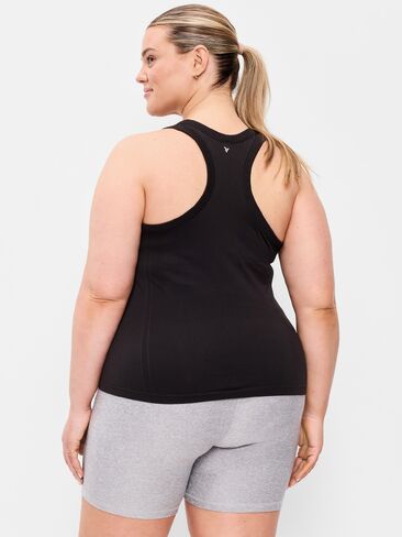 Old Navy Fluid Seamless Fitted Tank Top - Black Jack in Saudi Arabia