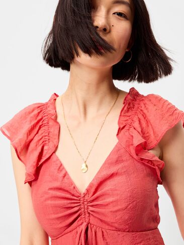 Old Navy Flutter-Sleeve Fit & Flare Mini Dress - Cactus Bloom in Saudi Arabia