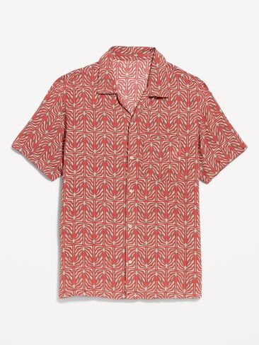 Old Navy Short-Sleeve Camp Shirt - Palms in Saudi Arabia
