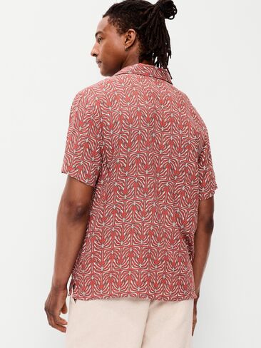 Old Navy Short-Sleeve Camp Shirt - Palms in Saudi Arabia