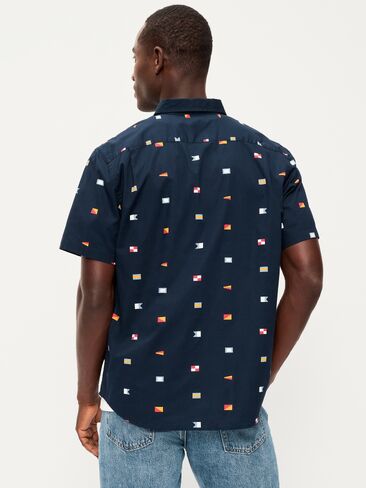 قميص Old Navy كلاسيكي مناسب للاستخدام اليومي - أعلام متعددة in Saudi Arabia