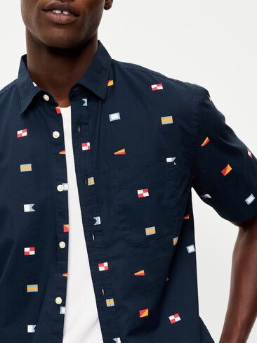 قميص Old Navy كلاسيكي مناسب للاستخدام اليومي - أعلام متعددة in Saudi Arabia