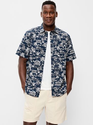 قميص Old Navy كلاسيكي مناسب للاستخدام اليومي - Navy Surf in Saudi Arabia