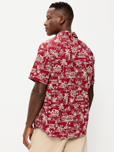 Old Navy Classic Fit Everyday Shirt - Red Surf in Saudi Arabia