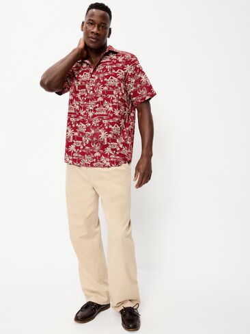 Old Navy Classic Fit Everyday Shirt - Red Surf in Saudi Arabia