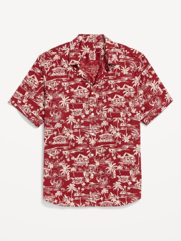 Old Navy Classic Fit Everyday Shirt - Red Surf in Saudi Arabia