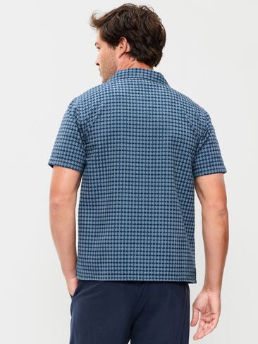 قميص جاكار كامب بأكمام قصيرة من Old Navy - جاكار أزرق in Saudi Arabia